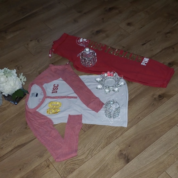 Victoria's secret pink top & pants - Picture 5 of 7